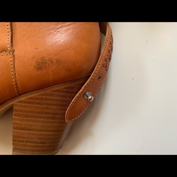 Rag & Bone natural woven harrow boots leather 38.5 - Picture 15 of 15